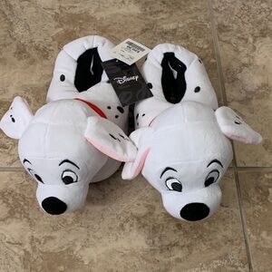 Disney NEW 101 Dalmatians Slippers Dog plush